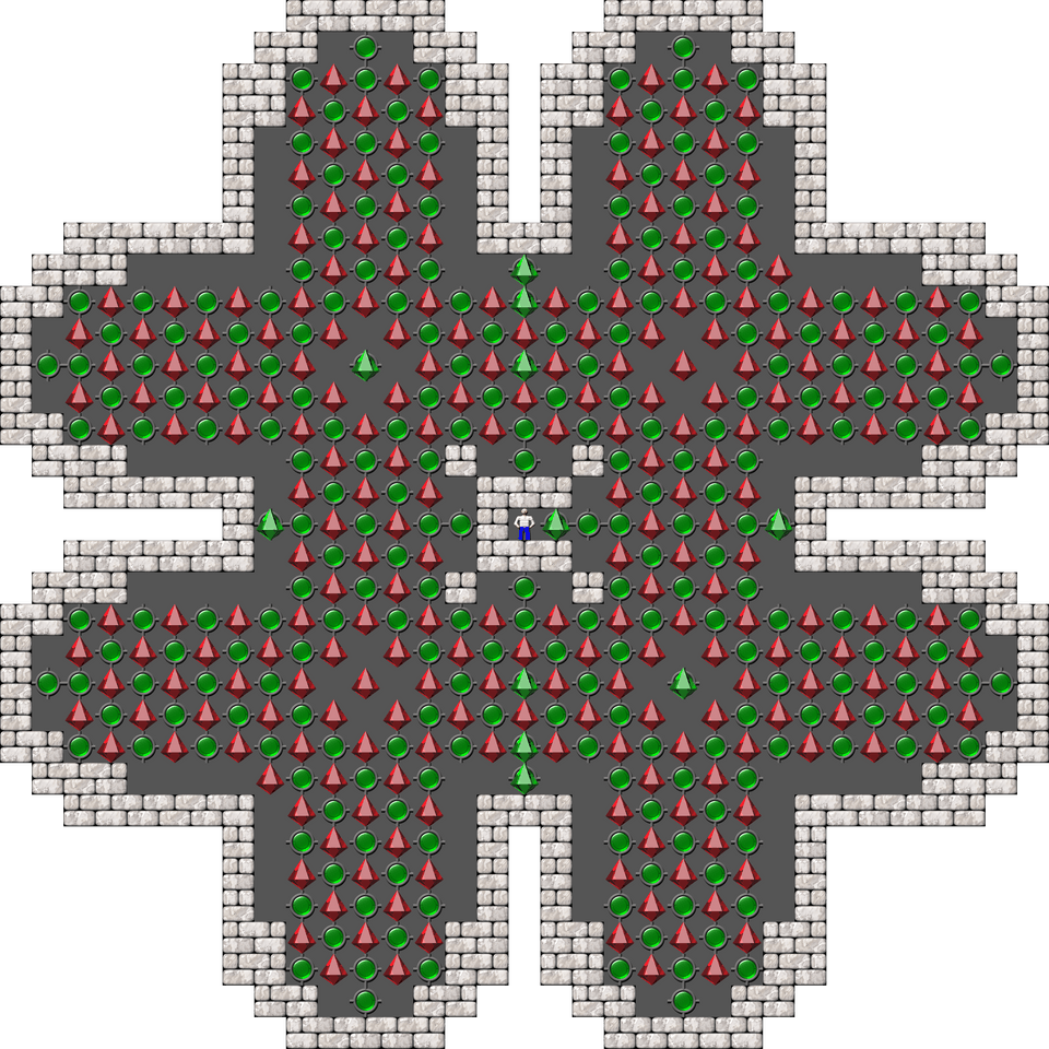 Sokoban Sasquatch 06 Arranged level 83